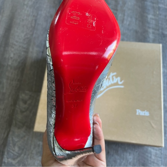 Christian Louboutin So Kate Booty 100 Specchio Martele - Picture 8 of 8